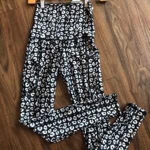 Emily HSU snow leopard pocket leggings